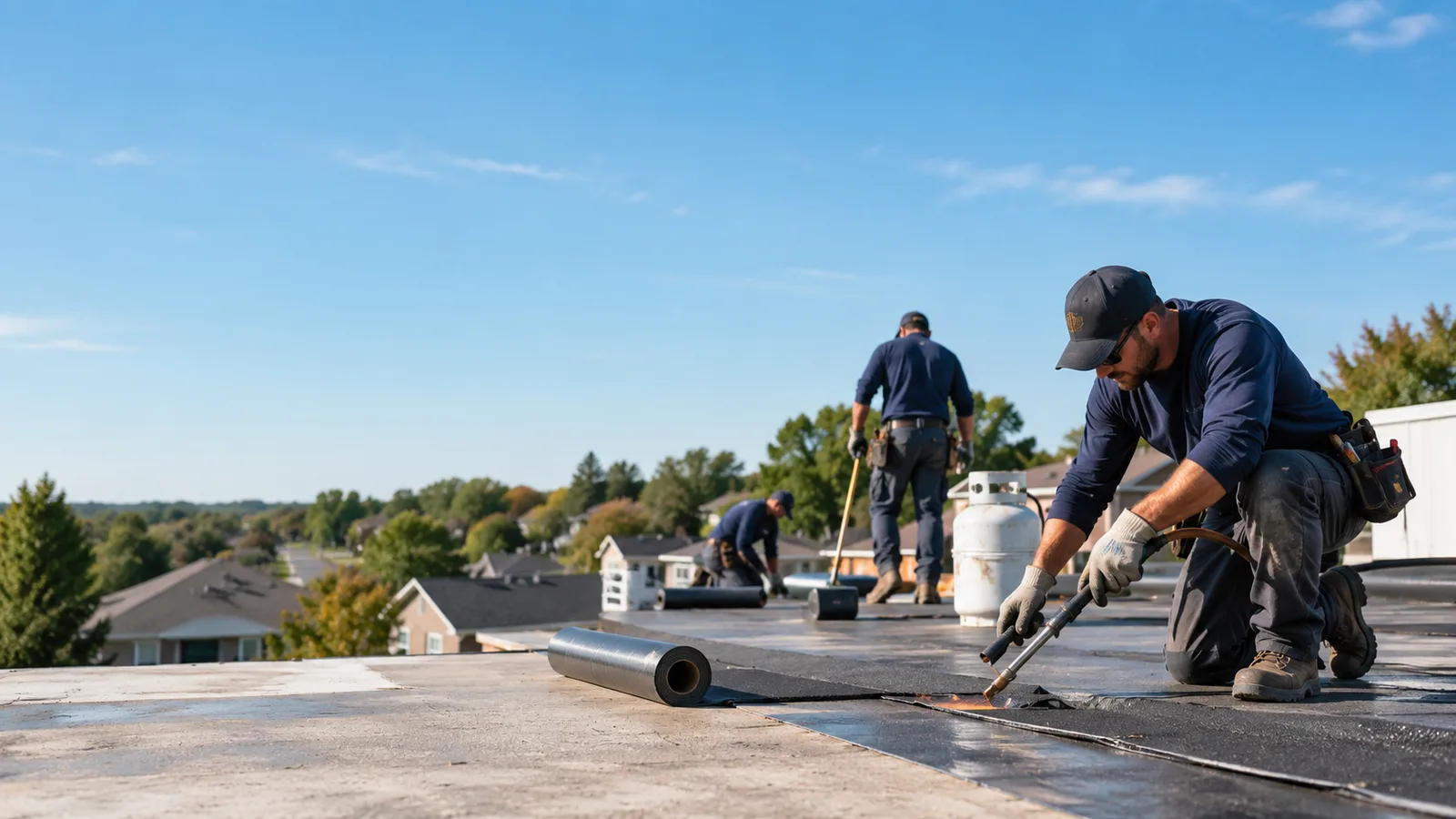 Flat Roof Leak Repair providers in Mutual, OK